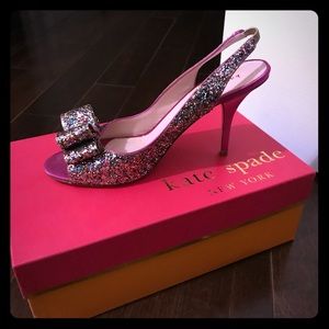 Kate Spade Sparkly Shoes Size 8
